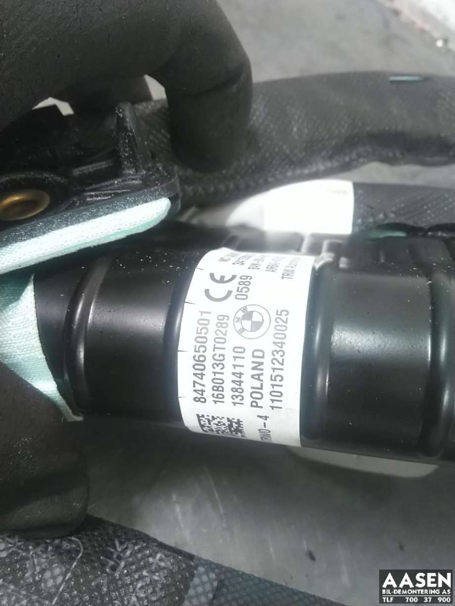 Airbag gardin venstre til BMW i3 2013-2022 (72 12 7 406 505|)