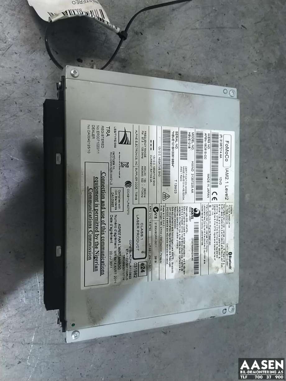 Bilstereo til Volvo V40, 2012-2019  (31357214AA)