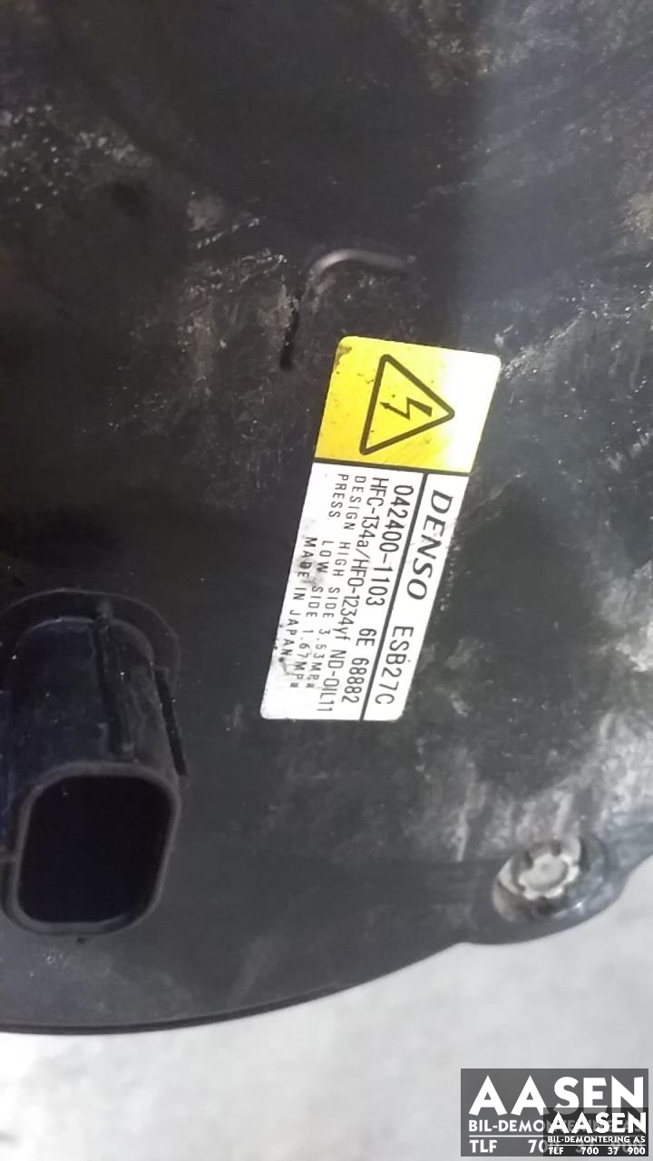 Aircondition kompressor hybrid til Toyota RAV4 2019-->> (Type V) (DENSO|8837033050|8837033040|8837033051)
