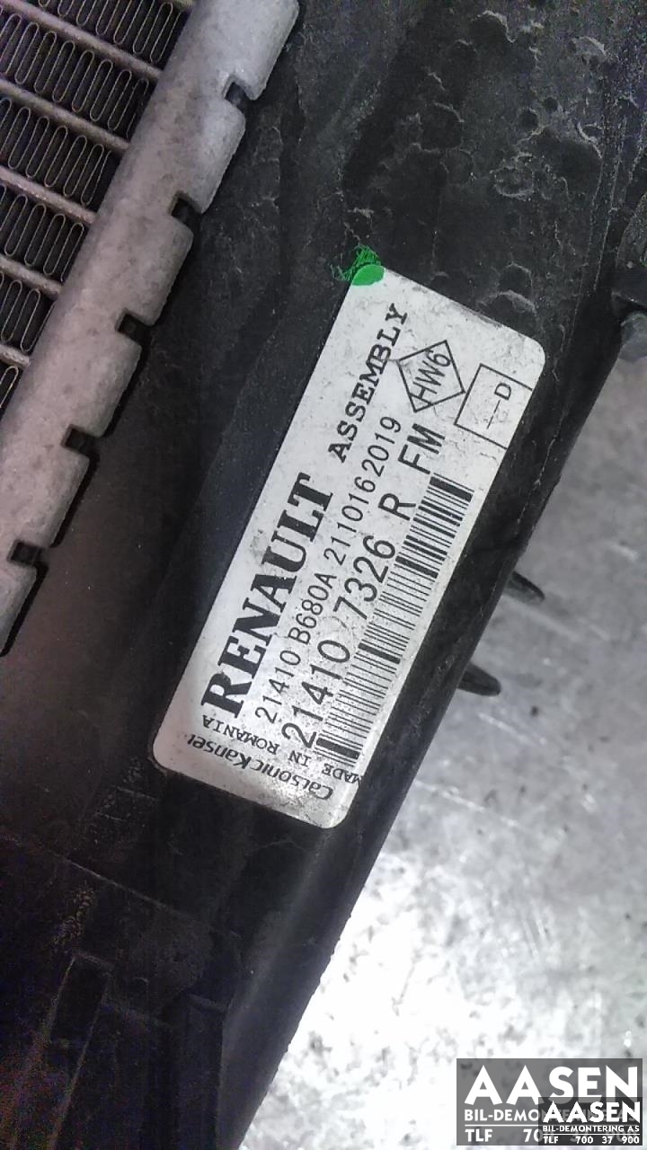 Radiator (manuell gir) til Renault Clio 2012-2016 (Type IV, Fase 1)  (214107326RFM|)