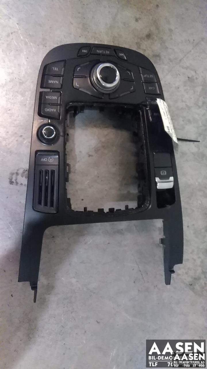 Bilstereo betjeningspanel til Audi A4, Allroad 2009-2016 (Type I) (B8) (B8) (8T0919609WFX|)