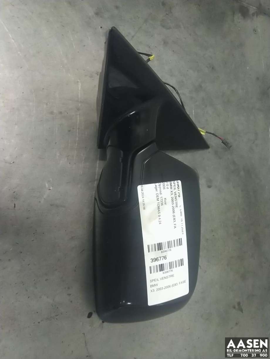 Speil venstre til BMW X3, 2003-2006 (Fase 1) (E83) (E83) (51 16 3 452 703)