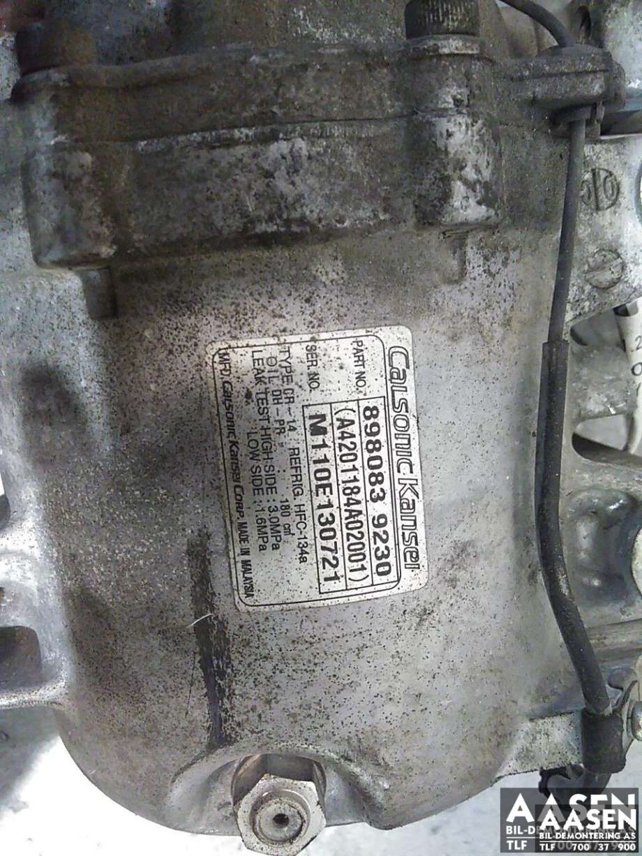 Aircondition kompressor til Isuzu D-Max 2007-2012 (Type I) (CALSONIC KANSEI|8980839230|)