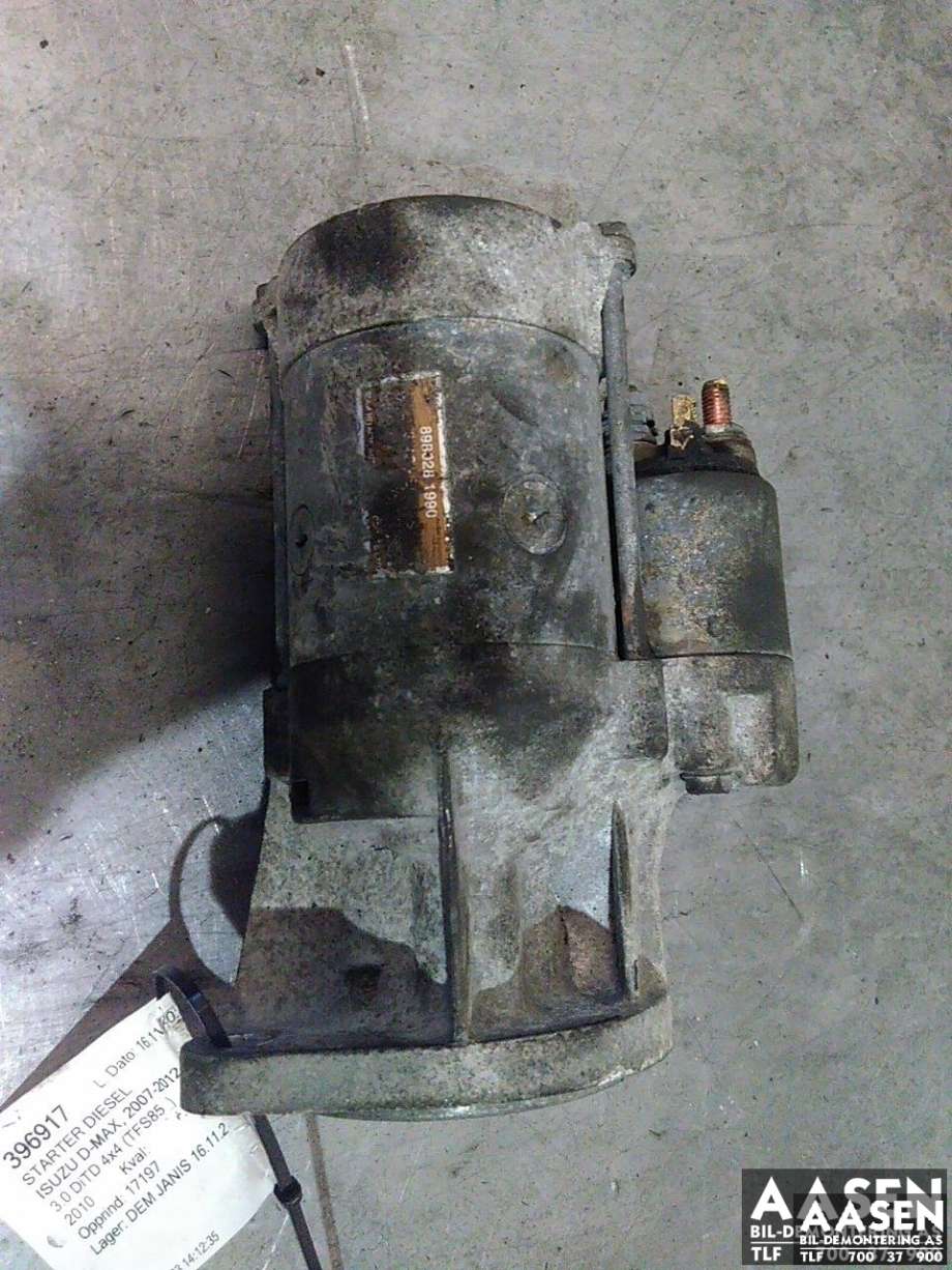 Starter diesel til Isuzu D-Max 2007-2012 (Type I) (HITACHI|8980281990|)