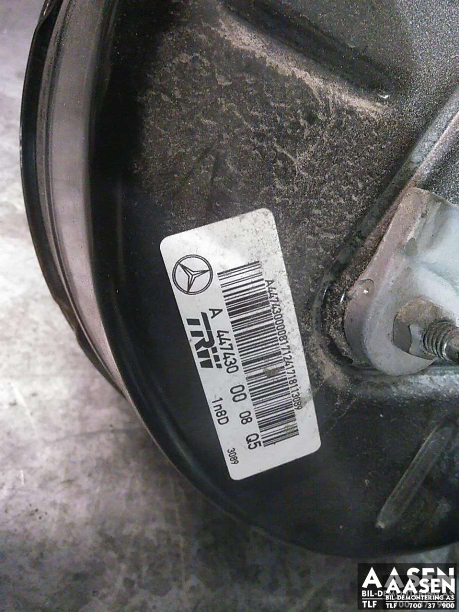 Bremsekraft-forsterker til Mercedes Vito 2014-->> (W447) (W447) (TRW|A 447 431 02 27|A 447 431 02 00|)
