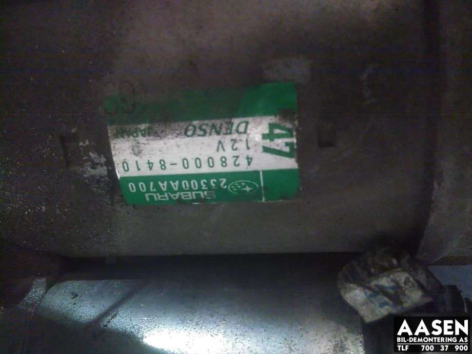 Starter til Subaru XV 2012-2017 (Type I)  (DENSO|23300AA700|)