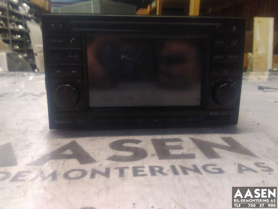 Bilstereo til Nissan Qashqai, 2010-2014 (Type I, Fase 2)