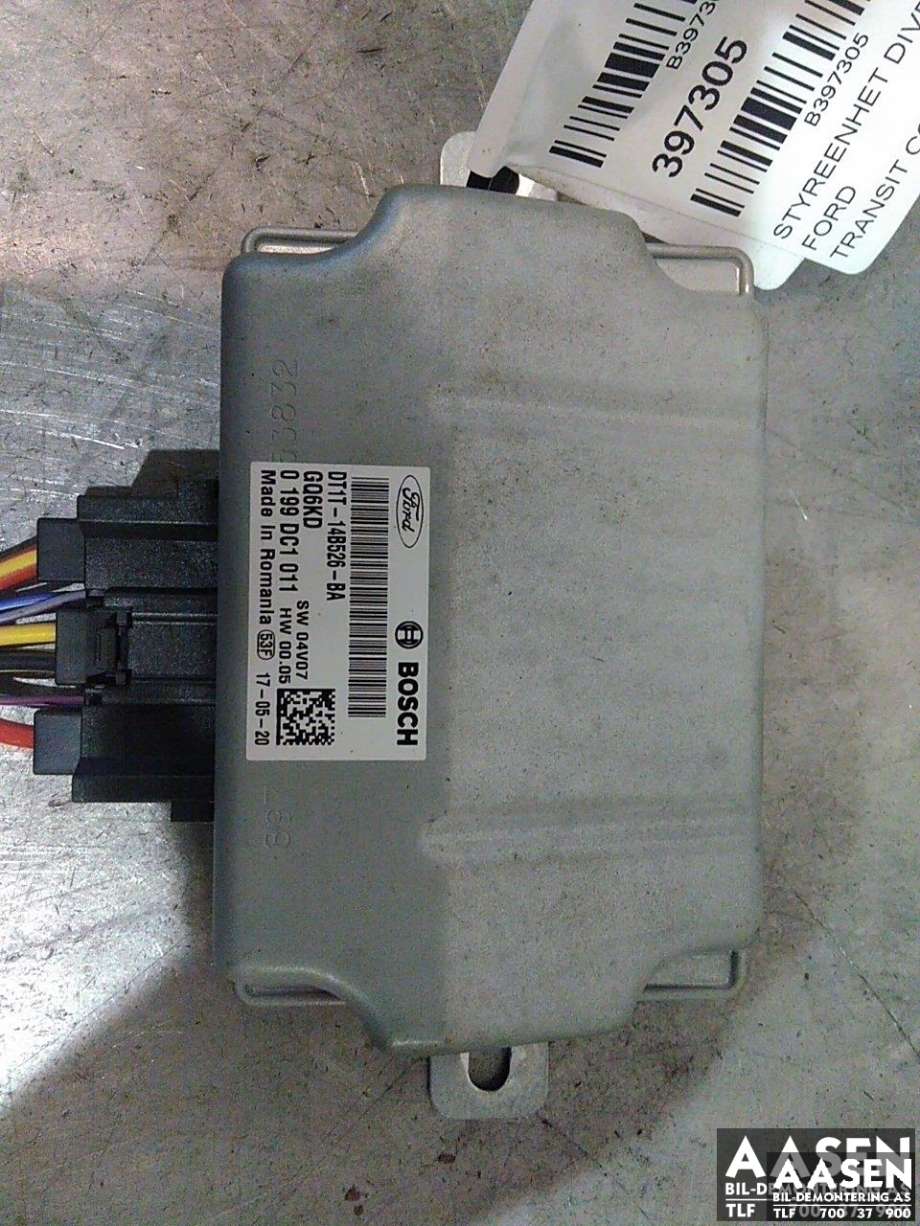 Styreenhet diverse til Ford Transit Connect, 2013-2018 Type II, Fase 1  (BOSCH|DT1T-14B526-BA)