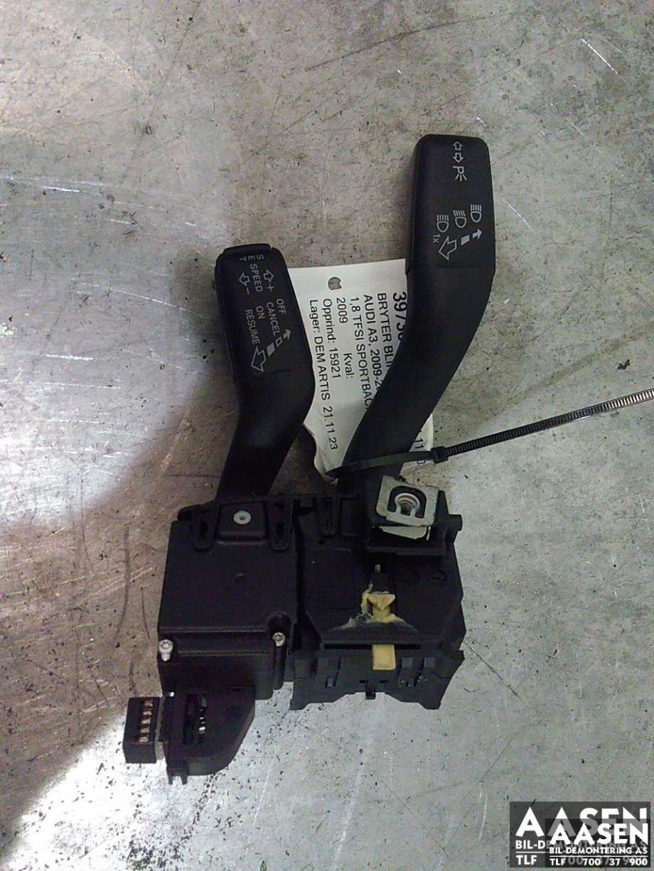 Bryter blink til Audi A3 2009-2012 (Type II, Fase 2) (8P0 953 513 D|)