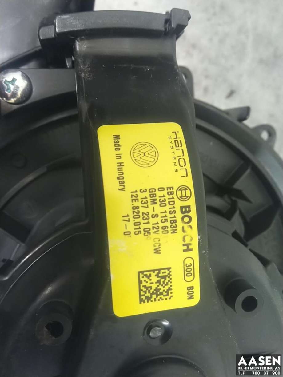 Varmeapparat motor til VW E-Up 2013-2019 (12E820015|0130115601|3137231059)