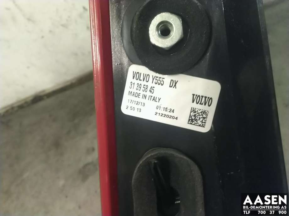 Baklykt høyre til Volvo V40 2012-2019  