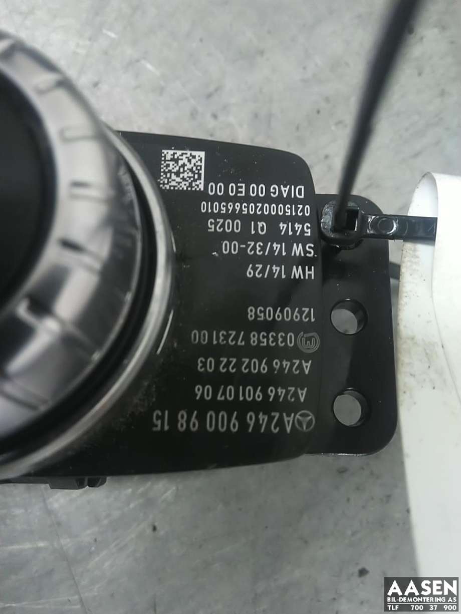 Bilstereo navigasjon betjeningspanel til Mercedes B-Klasse, electric drive 2014-2018 (W242) (W242) 