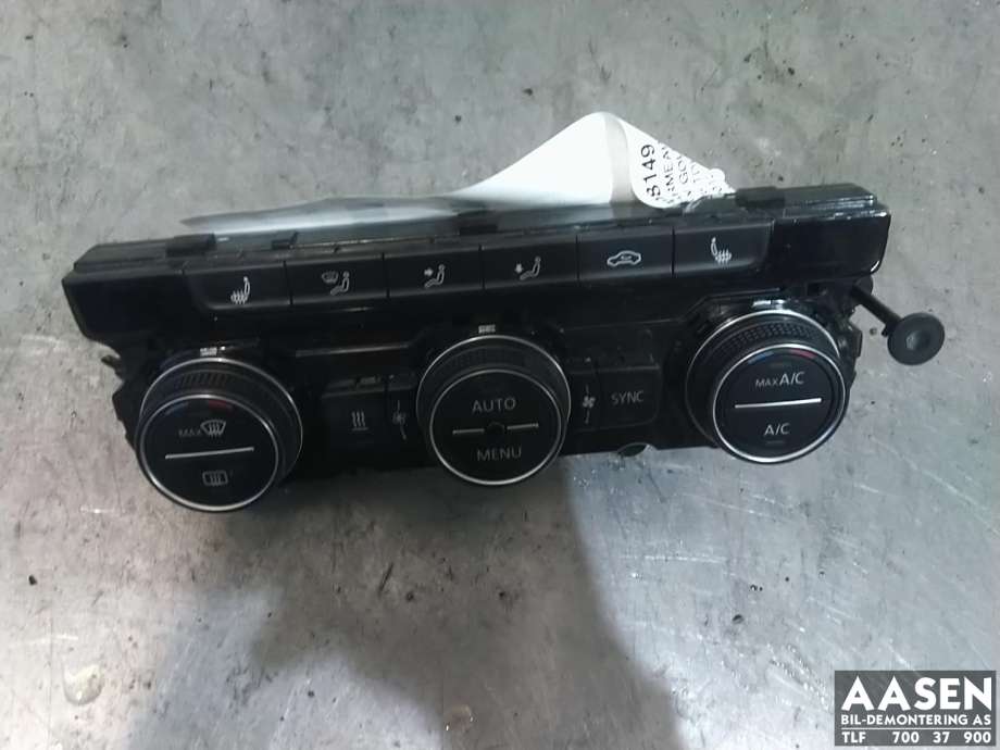 Varmeapparat betjening til VW Golf VII, 2012-2017 (Fase 1)  (5G0 907 044 BE)
