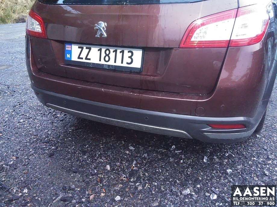 Støtfanger bak til Peugeot 508 2011-2014 (Type I, Fase 1) (16 076 712 80|)