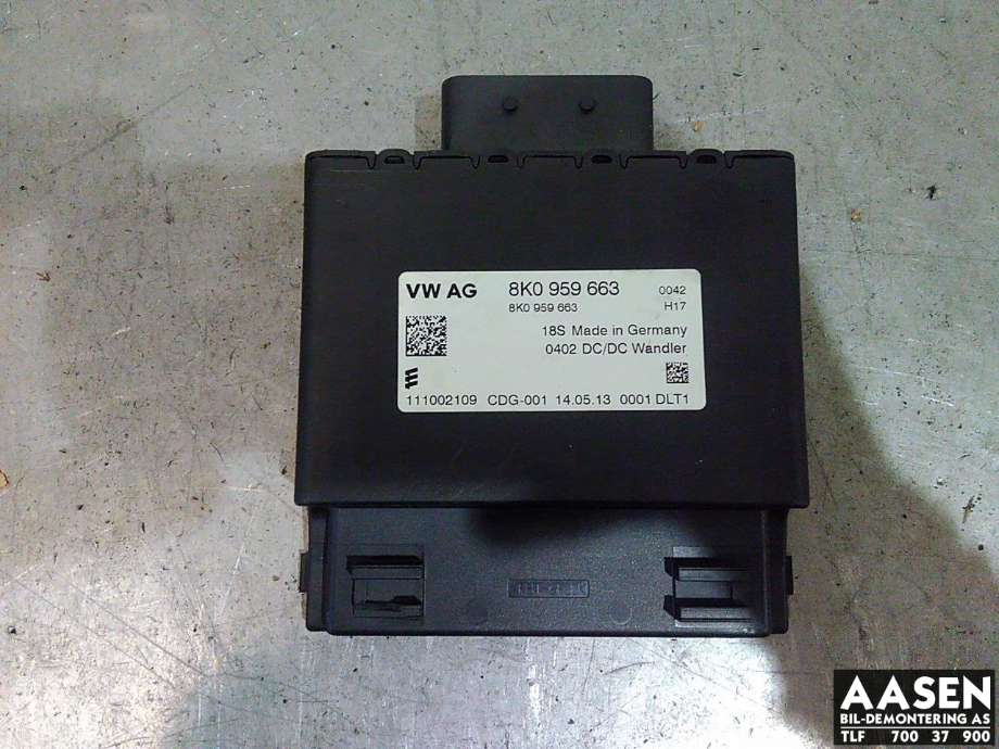 Styreenhet diverse til Audi A4 2007-2014 (Type IV) (B8) (B8) (8K0959663|)