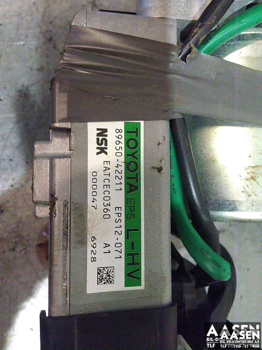 Rattaksel elektrisk servo til Toyota RAV4 2016-2019 (Type IV, Fase 2)  (89650-42211|)