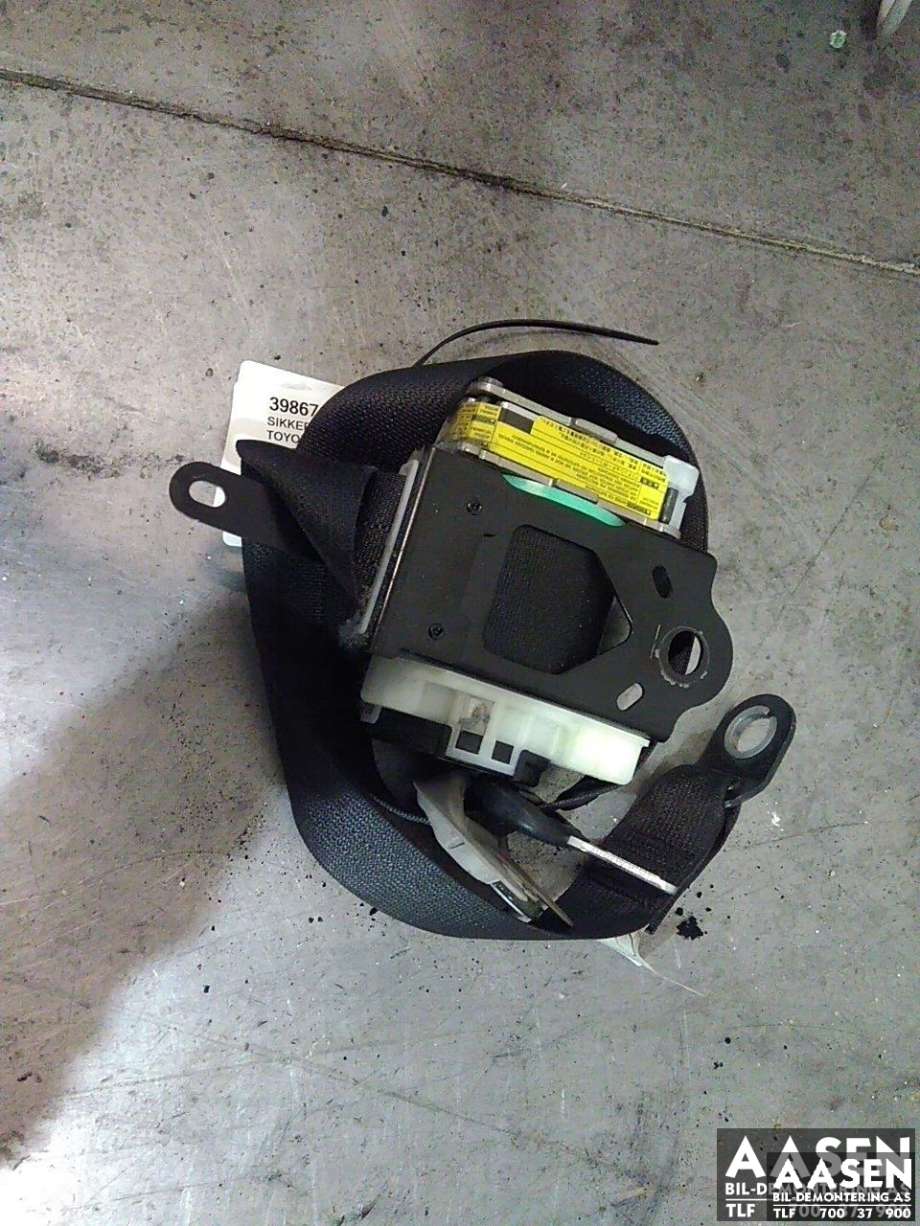 Sikkerhetsbelte foran venstre til Toyota Auris, 2010-2012 (Type I, Fase 2)  (73220-02122)