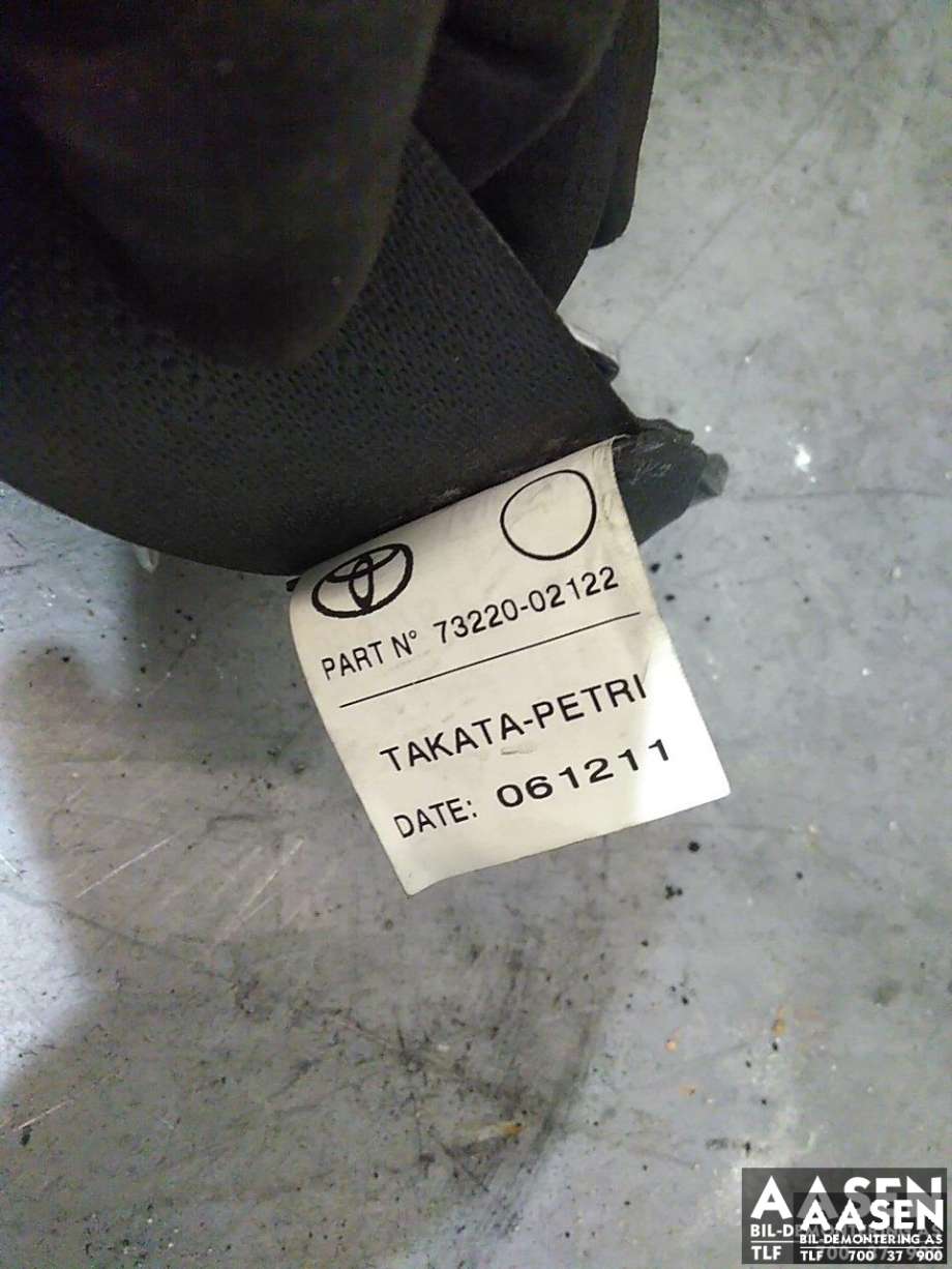 Sikkerhetsbelte foran venstre til Toyota Auris 2010-2012 (Type I, Fase 2) (73220-02122|)