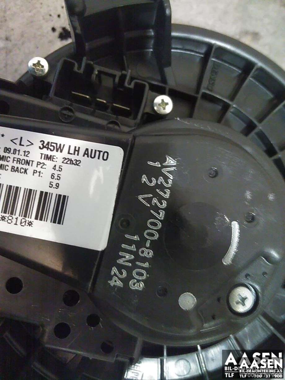 Varmeapparat motor til Toyota Auris 2010-2012 (Type I, Fase 2)  (DENSO|AV272700-8103|)
