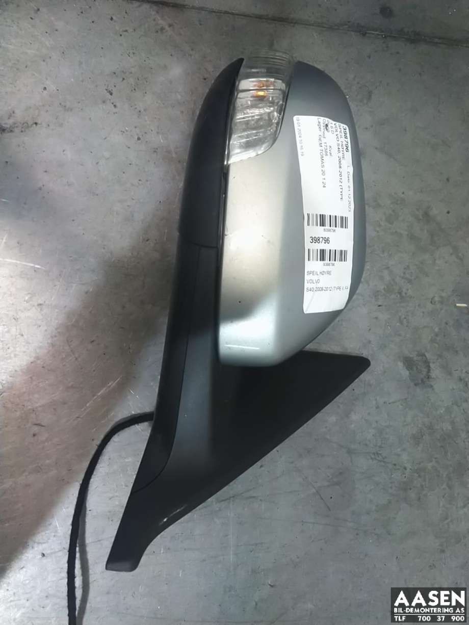Speil høyre til Volvo S40, 2008-2012 (Type II, Fase 2)