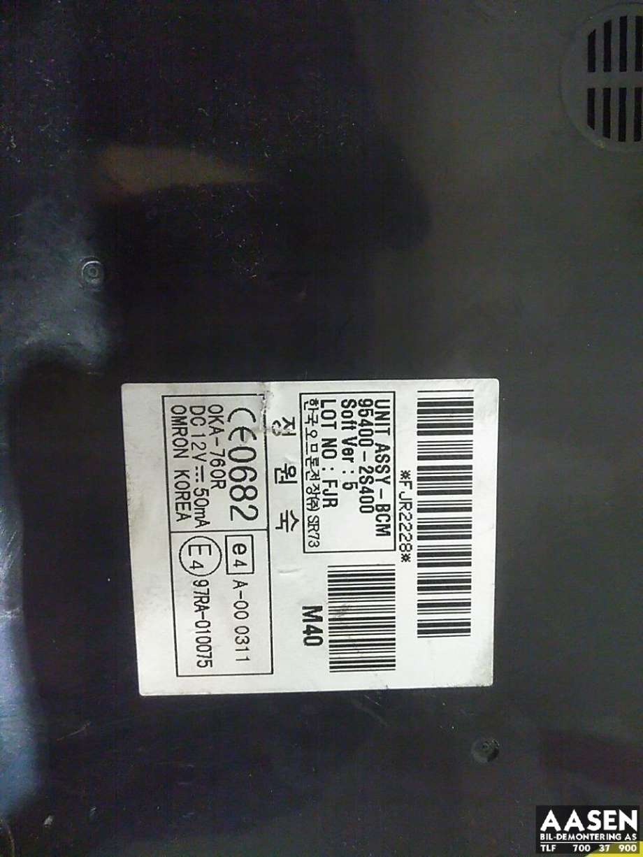 Styreenhet diverse til Hyundai Ix35 2010-2015  (95400-2S400|)