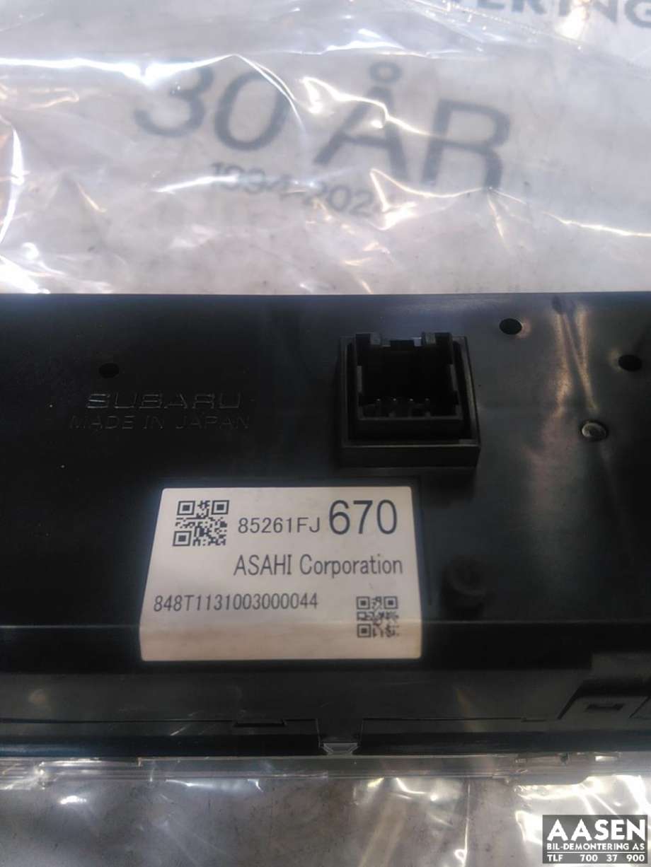 Instrument kjørecomputer til Subaru Impreza 2013-2017 (Type IV)  (85261FJ670|)