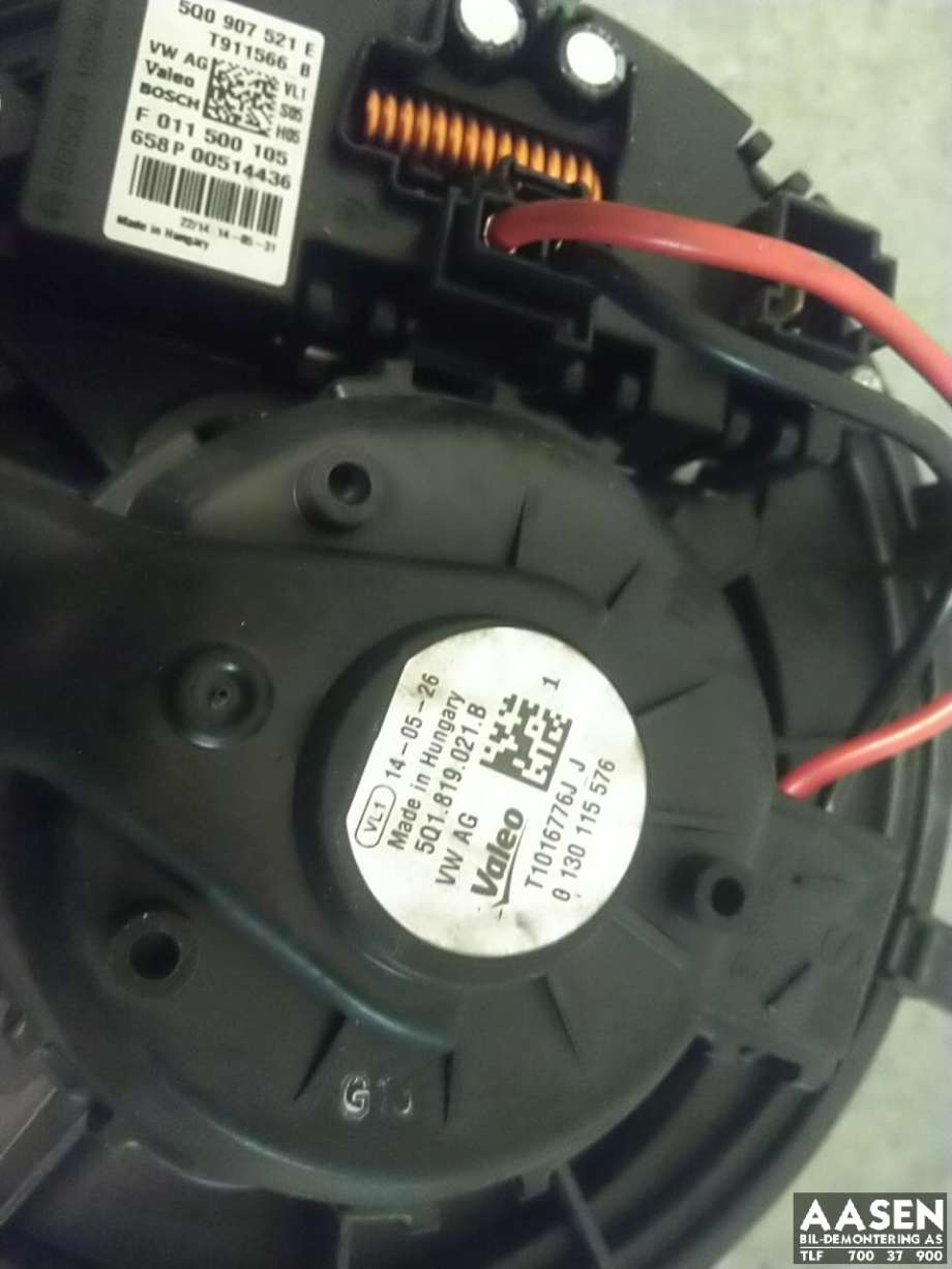 Varmeapparat motor til VW Golf VII 2012-2017 (Fase 1)  (5Q1 819 021 B|5Q1 819 021 H|)