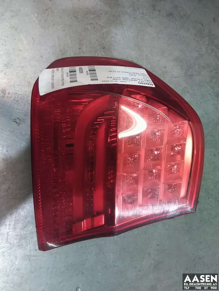 Baklykt venstre ytre til BMW 3-Serie, 2005-2011 (E90/E91/E92/E93) (E90/E91/E92/E93) (63 21 4 871 731)
