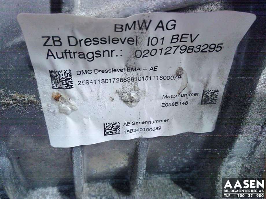 Motor elbil bak til BMW i3 2013-2022  (IB1P25B|12 35 8 629 034|)