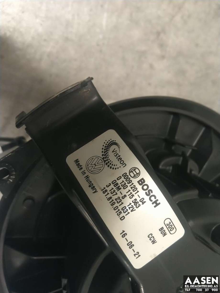 Varmeapparat motor til VW Up 2012-2019  (1S1 819 015 D|)