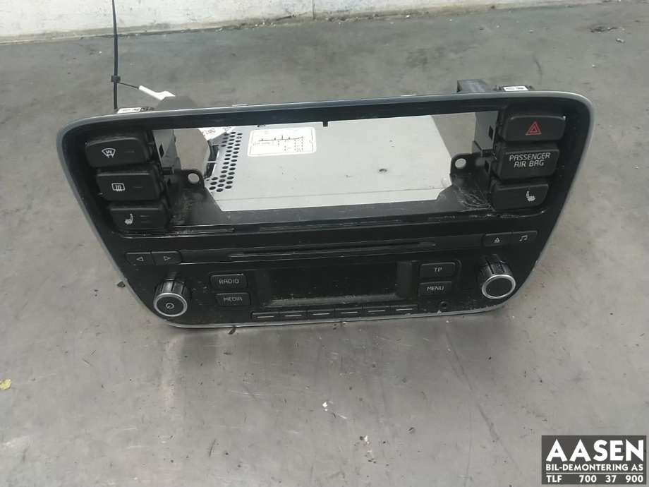 Bilstereo til VW E-Up, 2013-2019  (1S0 057 156 F)