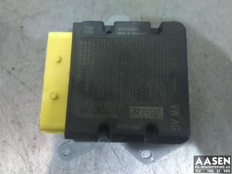Airbag elektronikk til VW e-Golf, 2017-2020 (Fase 2)  (5Q0 959 655 S)