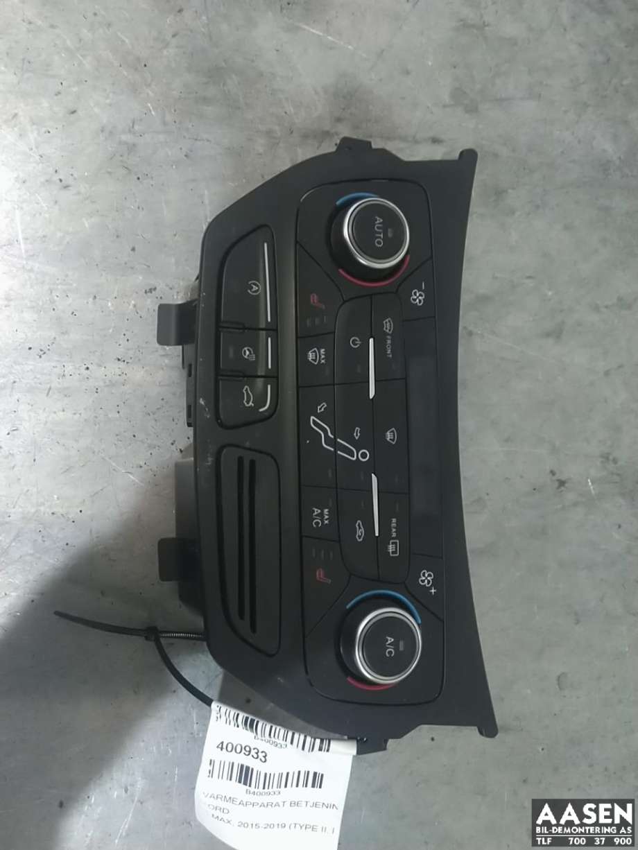 Varmeapparat betjening til Ford C-Max, 2015-2019 (Type II, Fase 2)  (2376689)