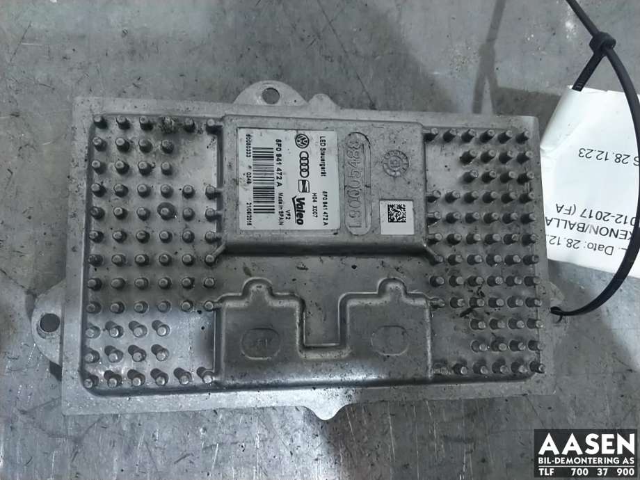 Styreenhet xenon/ballast til VW Golf VII, 2012-2017 (Fase 1)  (VALEO|8F0941472A)