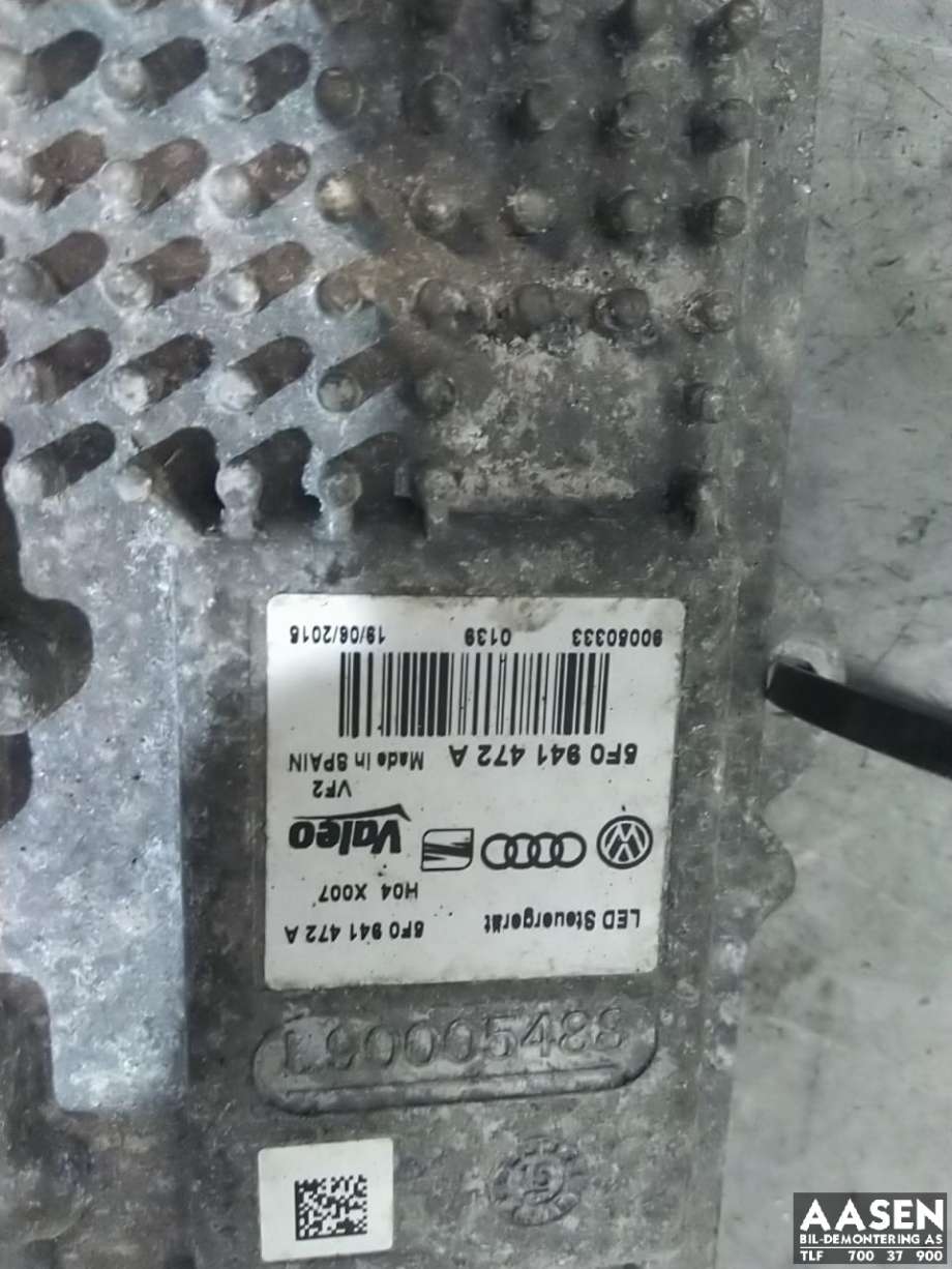 Styreenhet xenon/ballast til VW Golf VII 2012-2017 (Fase 1)  (VALEO|8F0941472A|)