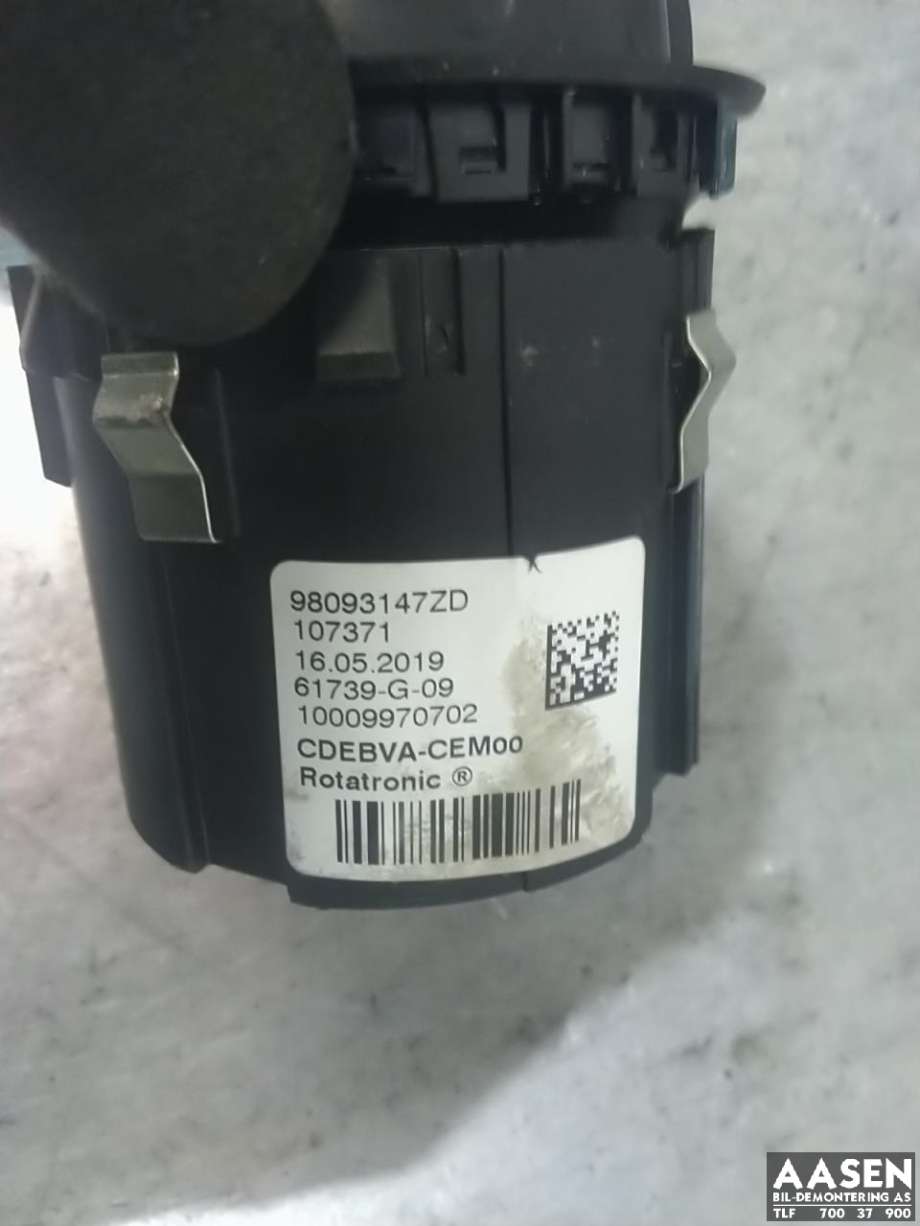 Girstang/girvelger automat til Toyota Proace 2016-->> (Type II)  (98093147ZD|)
