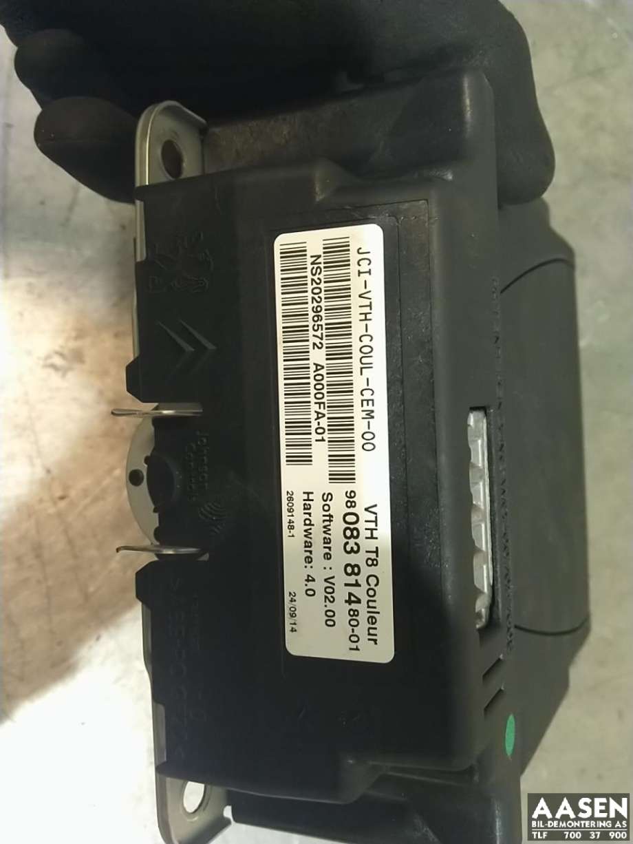 Instrument head-up display (HUD) til Peugeot 3008 2009-2016 (Type I)  (98 083 814 80|98 125 255 80|)