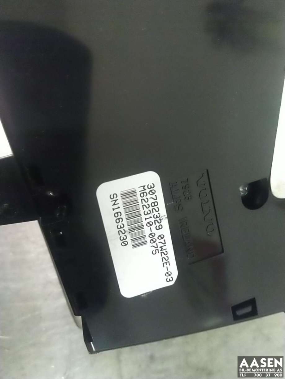 Varmeapparat betjening til Volvo XC90 2007-2014 (Type I, Fase 2)  (30782329|31346603|)