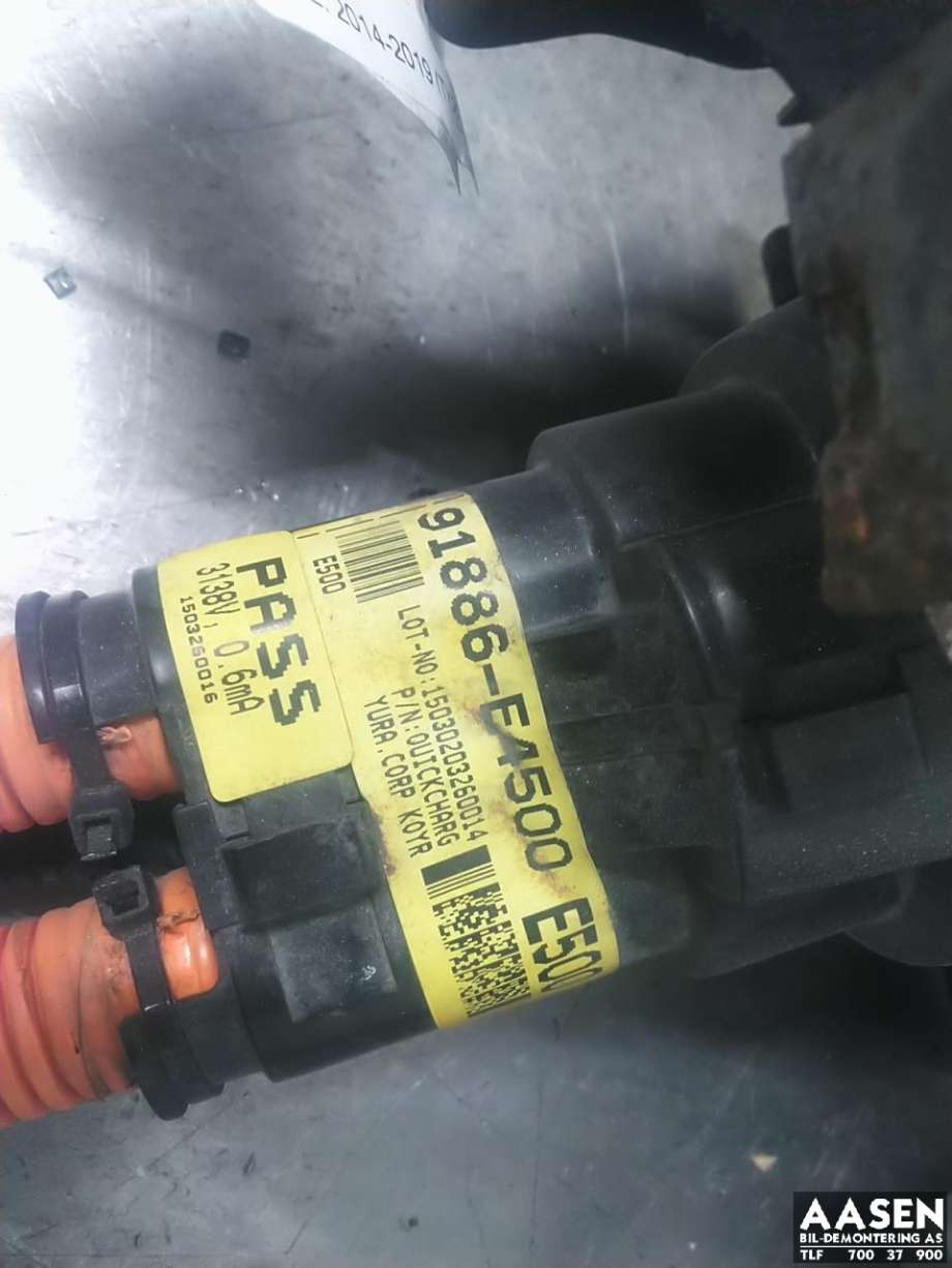Batterilader inntak/luke til Kia Soul 2014-2019 (Type II)  