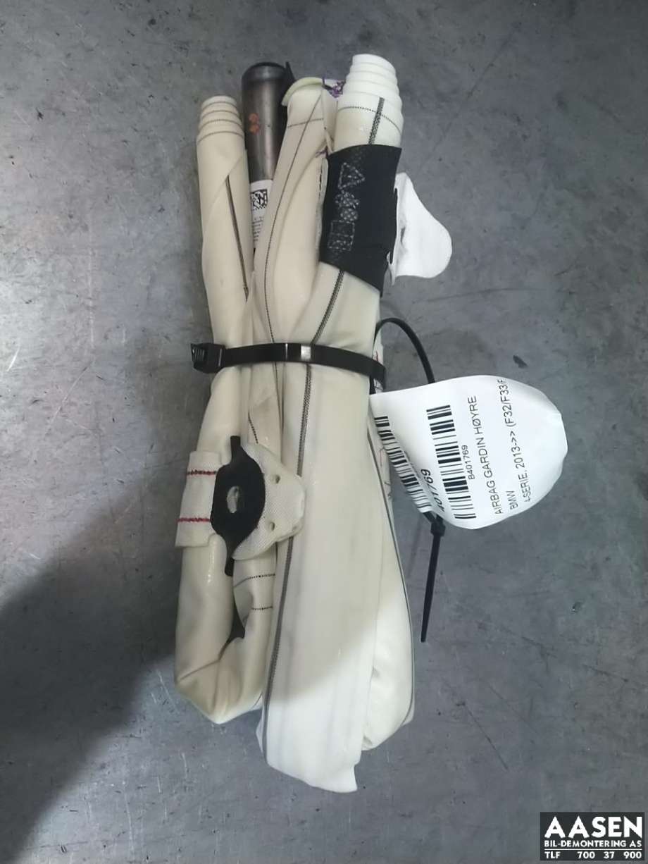 Airbag gardin høyre til BMW M4, 2014-2020 (F82/F83) (F82/F83) (72 12 7 292 898)