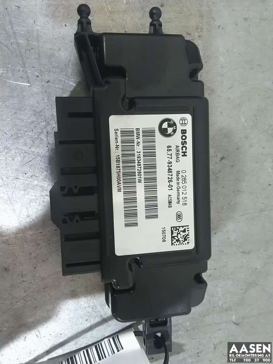 Airbag elektronikk til BMW M4, 2014-2020 (F82/F83) (F82/F83) (BOSCH|65 77 9 348 726)