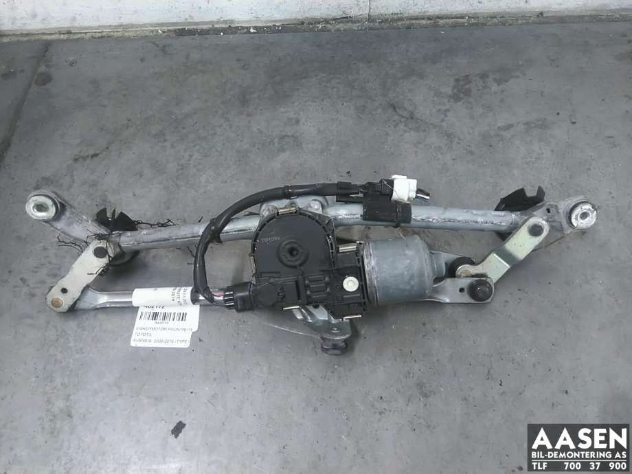 Viskermotor frontrute komplett m/overføring til Toyota Avensis, 2009-2015 (Type III, Fase 1)  (8501005080)