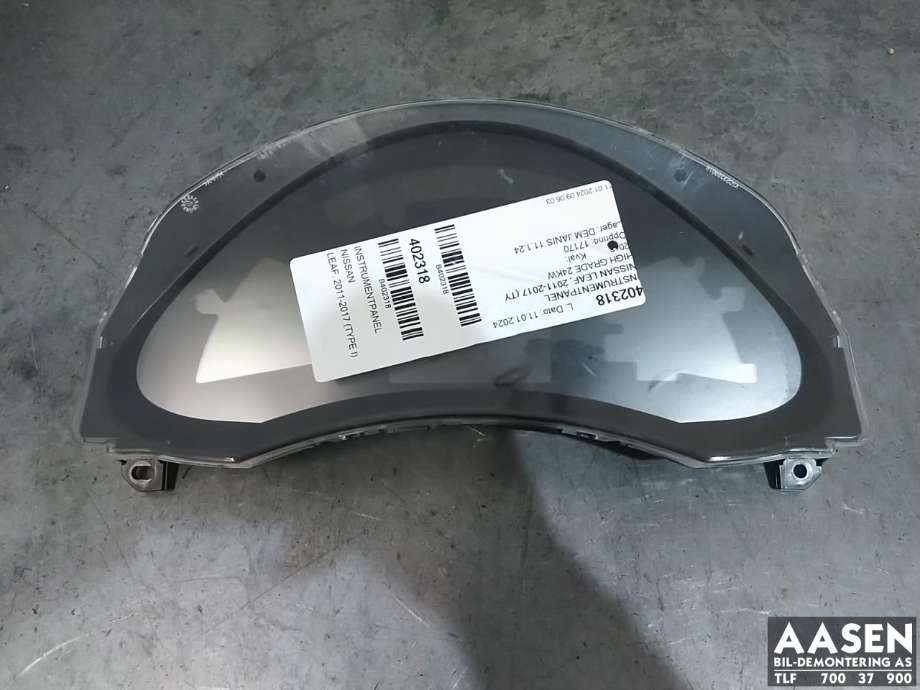 Instrumentpanel til Nissan Leaf, 2011-2017 (Type I)  (248103NL0B)