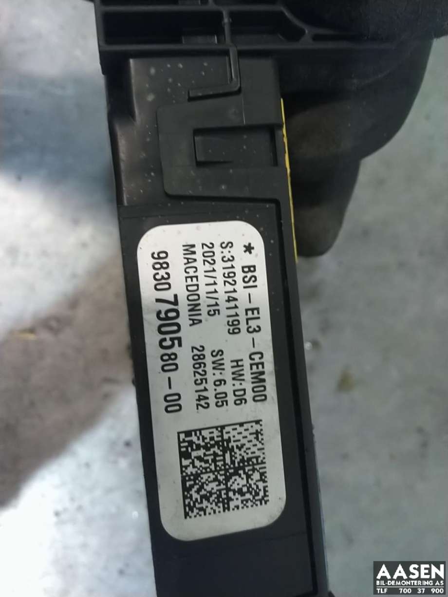Sikringsboks til Toyota Proace 2016-->> (Type II)  (9830790580-00|)