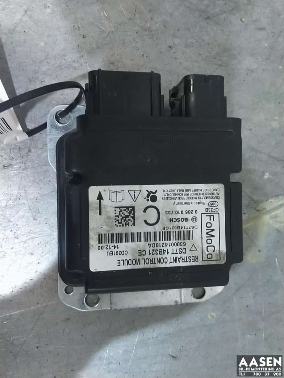 Airbag elektronikk til Ford Mondeo 2014-2019 (Type V, Fase 1) (BOSCH|DS7T 14B321 CE|2184427|)