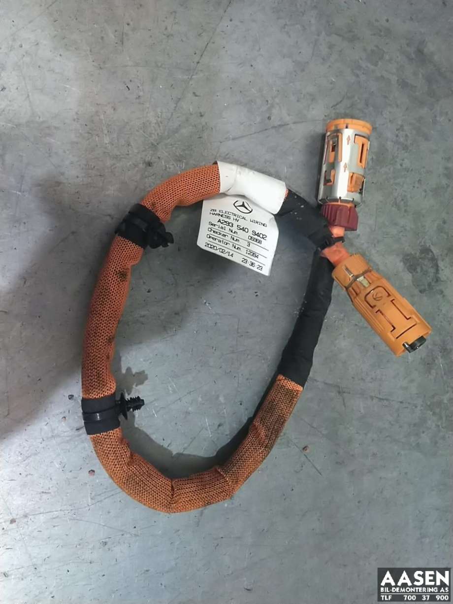 Kabel høy volt (HV) elbil til Mercedes EQC, 2019-->> (A2935409402)