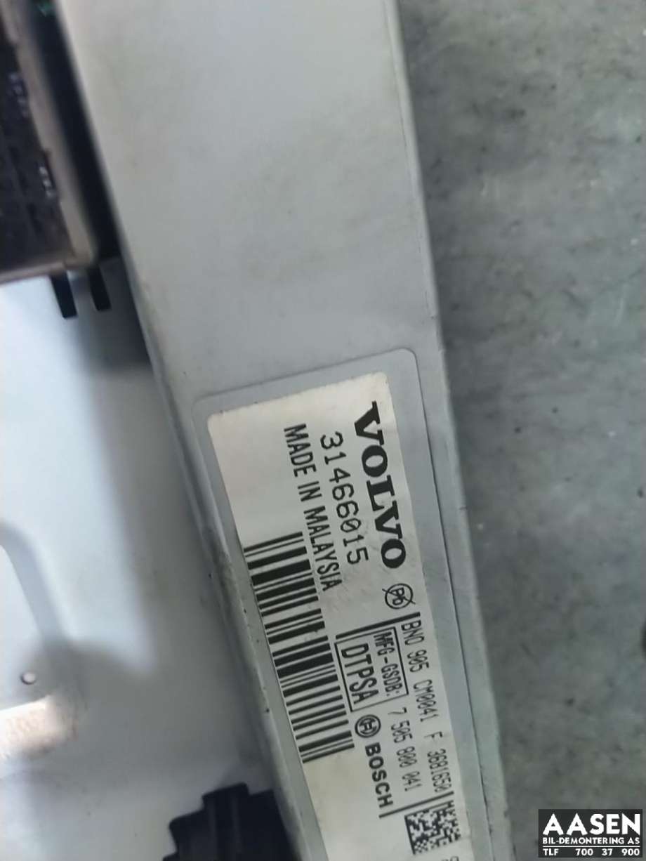 Bilstereo navigasjon skjerm til Volvo V40 2012-2019 (BOSCH|31466015|)