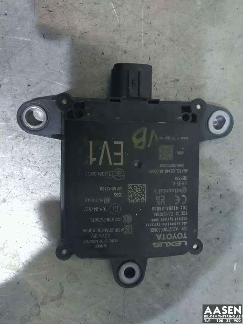 Sensor blindsone til Toyota RAV4, 2019-->> (Type V)  (88162-42120)