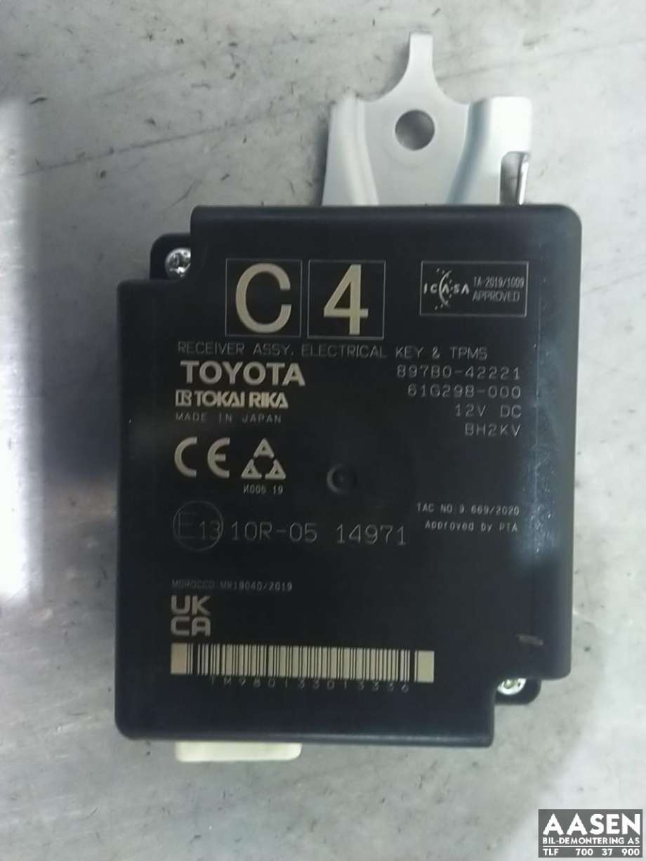 Styreenhet diverse til Toyota RAV4, 2019-->> (Type V)  (897B0-42221)