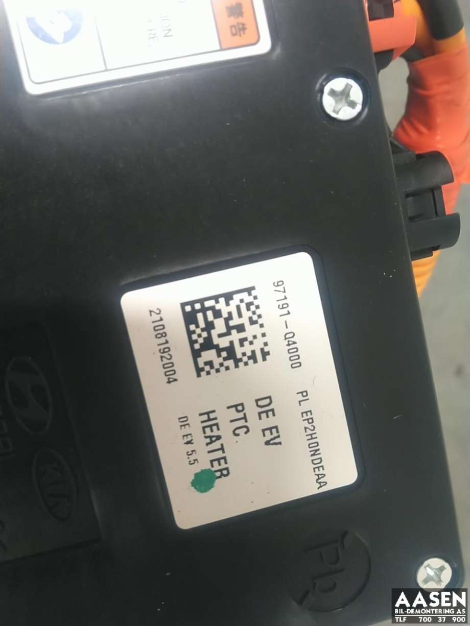 Varmeapparat PTC-heater til Kia Niro 2016-2021  